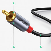 Ugreen USB-C Male to 2xRCA Male Cable - кабел USB-C мъжко към 2xRCA (чинча) мъжко за устройства с USB-C порт (150 см) (черен) 1