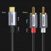 Ugreen USB-C Male to 2xRCA Male Cable - кабел USB-C мъжко към 2xRCA (чинча) мъжко за устройства с USB-C порт (150 см) (черен) 9