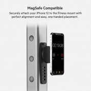 Belkin Magnetic Fitness Phone Mount - магнитна поставка за велоергометър или други фитнес уреди за iPhone с MagSafe (черен) 1