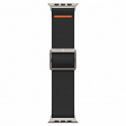 Spigen Lite Fit Ultra Watch Band - лека текстилна каишка за Apple Watch 42мм, 44мм, 45мм, Ultra 49мм (черен) 4