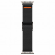 Spigen Lite Fit Ultra Watch Band - лека текстилна каишка за Apple Watch 42мм, 44мм, 45мм, Ultra 49мм (черен) 6