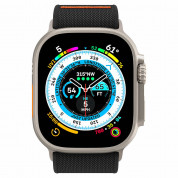 Spigen Lite Fit Ultra Watch Band - лека текстилна каишка за Apple Watch 42мм, 44мм, 45мм, Ultra 49мм (черен) 2