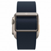 Spigen Lite Fit Ultra Watch Band - лека текстилна каишка за Apple Watch 42мм, 44мм, 45мм, Ultra 49мм (тъмносин) 3