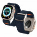 Spigen Lite Fit Ultra Watch Band - лека текстилна каишка за Apple Watch 42мм, 44мм, 45мм, Ultra 49мм (тъмносин) 12