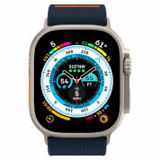 Spigen Lite Fit Ultra Watch Band - лека текстилна каишка за Apple Watch 42мм, 44мм, 45мм, Ultra 49мм (тъмносин) 2