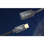 Orico USB-A to USB-C Extension Cable (ACF31-10-BK-BP) (100 cm) (black) 1