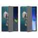 Tech-Protect Smartcase Happy Elephant - кожен кейс и поставка за Lenovo Tab M10 10.1 3rd Gen (2022) (зелен) 2