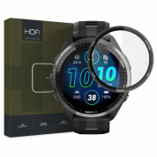Hofi Hybrid Pro Plus Screen Protector - калено хибридно защитно покритие на Garmin Forerunner 965 (черен)