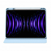 Baseus Minimalist Series Magnetic Protective Case - полиуретанов калъф с отделящ се кейс за iPad Pro 12.9 M2 (2022), iPad Pro 12.9 M1 (2021), iPad Pro 12.9 (2020) (син) 3