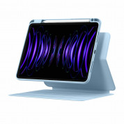 Baseus Minimalist Series Magnetic Protective Case - полиуретанов калъф с отделящ се кейс за iPad Pro 12.9 M2 (2022), iPad Pro 12.9 M1 (2021), iPad Pro 12.9 (2020) (син)