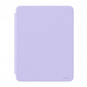 Baseus Minimalist Series Magnetic Protective Case - полиуретанов калъф с отделящ се кейс за iPad Pro 12.9 M2 (2022), iPad Pro 12.9 M1 (2021), iPad Pro 12.9 (2020) (лилав) 2