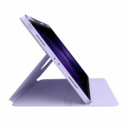 Baseus Minimalist Series Magnetic Protective Case - полиуретанов калъф с отделящ се кейс за iPad Pro 12.9 M2 (2022), iPad Pro 12.9 M1 (2021), iPad Pro 12.9 (2020) (лилав) 4