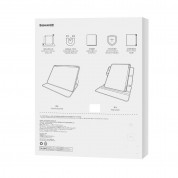 Baseus Minimalist Series Magnetic Protective Case - полиуретанов калъф с отделящ се кейс за iPad Air 5 (2022), iPad Air 4 (2020), iPad Pro 11 M2 (2022), iPad Pro 11 M1 (2021), iPad Pro 11 (2020), iPad Pro 11 (2018) (черен) 6