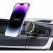 Tech-Protect MM15W-V3 MagSafe Air Vent Car Mount 15W - магнитна поставка за радиатора на кола с безжично зареждане за iPhone с MagSafe (черен) 7