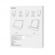 Baseus Minimalist Series Magnetic Protective Case - полиуретанов калъф с отделящ се кейс за iPad 9 (2021), iPad 8 (2020), iPad 7 (2019) (син) 6
