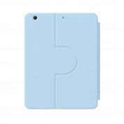 Baseus Minimalist Series Magnetic Protective Case - полиуретанов калъф с отделящ се кейс за iPad 9 (2021), iPad 8 (2020), iPad 7 (2019) (син) 3