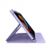 Baseus Minimalist Series Magnetic Protective Case - полиуретанов калъф с отделящ се кейс за iPad 9 (2021), iPad 8 (2020), iPad 7 (2019) (лилав) 2