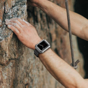 Kingxbar Watch Strap and Case CYF134 - удароустойчив алуминиев кейс от най-висок клас с вградена каишка за Apple Watch 45мм (черен) 8