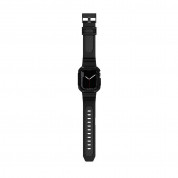 Kingxbar 2in1 Watch Strap and Case CYF537 - удароустойчив TPU кейс с вградена каишка за Apple Watch 44мм, 45мм (черен) 8
