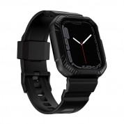 Kingxbar 2in1 Watch Strap and Case CYF537 for Apple Watch 44mm, 45mm (black) 1