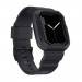 Kingxbar 2in1 Watch Strap and Case CYF537 - удароустойчив TPU кейс с вградена каишка за Apple Watch 44мм, 45мм (сив) 2