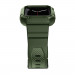 Kingxbar 2in1 Watch Strap and Case CYF537 - удароустойчив TPU кейс с вградена каишка за Apple Watch 44мм, 45мм (зелен) 10