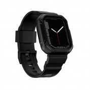 Kingxbar 2in1 Watch Strap and Case CYF106 for Apple Watch 40mm, 41mm (black) 1