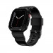 Kingxbar 2in1 Watch Strap and Case CYF106 - удароустойчив TPU кейс с вградена каишка за Apple Watch 40мм, 41мм (черен) 1