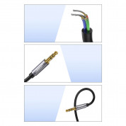 Ugreen AV118 Audio Extension Cable - удължителен аудио кабел 3.5 mm женско към 3.5 mm мъжко (200 см) (син)  4