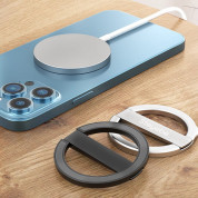 Stoyobe HF-IV Magnetic Ring Phone Holder - магнитен пръстен с поставка за прикрепяне към iPhone с MagSafe (сребрист) 6
