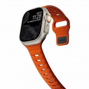 Nomad Sport Band - силиконова каишка за Apple Watch 42мм, 44мм, 45мм, Ultra 49мм (оранжев) 5