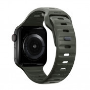 Nomad Sport Band - силиконова каишка за Apple Watch 42мм, 44мм, 45мм, Ultra 49мм (тъмнозелен) 3
