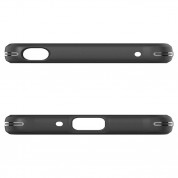Spigen Rugged Armor Case - тънък качествен силиконов (TPU) калъф за Sony Xperia 10 V (черен) 6