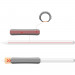 Stoyobe Apple Pencil Silicone Holder Grip Set - 3 броя силиконов грип за Apple Pencil, Apple Pencil 2 (черен, сив, бял) 5