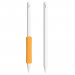 Stoyobe Apple Pencil Silicone Holder Grip Set - 3 броя силиконов грип за Apple Pencil, Apple Pencil 2 (черен, оранжев, бял) 2