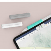 Stoyobe Apple Pencil Silicone Holder Grip Set - 3 броя силиконов грип за Apple Pencil, Apple Pencil 2 (бял, светлосин, зелен) 5