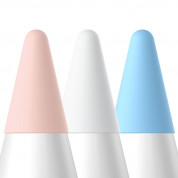 Baseus Smooth Writing Silicone Cover Nibs 12 pcs. - комплект силиконови протектори за върха на Apple Pencil и Apple Pencil 2nd Gen (12 броя) (цветни) 1