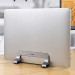 Ugreen Dual Slot Vertical Aluminium Laptop Stand - двойна вертикална алуминиева поставка за MacBook, лаптопи и таблети (тъмносив) 5