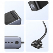 Ugreen Diginest Pro GaN Wall Power Strip With USB-C Hub 100W - разклонител с 2 изхода и вградени 3хUSB-C и 1хUSB-A изхода за мобилни устройства (черен) 11