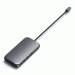 Satechi USB-C Multimedia Adapter M1 - мултифункционален USB-C хъб за свързване на допълнителна периферия за MacBook с M1 чип (тъмносив)  4