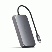 Satechi USB-C Multimedia Adapter M1 - мултифункционален USB-C хъб за свързване на допълнителна периферия за MacBook с M1 чип (тъмносив)  2