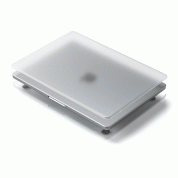 Satechi Eco-Hardshell Case - предпазен поликарбонатов кейс за MacBook Air 13 M2 (2022) (прозрачен-мат) 