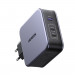 Ugreen Nexode GaN Fast Wall Charger 140W - захранване за ел. мрежа за лаптопи, смартфони и таблети с USB-A и 3xUSB-C изходи с технология за бързо зареждане и USB-C към USB-C кабел (черен) 1