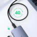 Ugreen Thunderbolt 4 Cable - USB-C към USB-C кабел с Thunderbolt 4 (80 см) (черен)  5