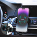 Choetech Air Vent Car Mount - поставка за радиатора на кола за смартфони с дисплеи до 7.2 инча (черен) 4