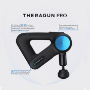 Therabody Theragun Pro Massage Gun - професионален безжичен електрически масажор за цялото тяло (черен) 4