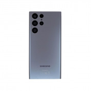 Samsung Back Cover - оригинален резервен заден капак за Samsung Galaxy S22 Ultra (тъмносив)
