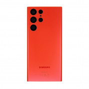 Samsung Back Cover - оригинален резервен заден капак за Samsung Galaxy S22 Ultra (червен)