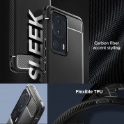 Spigen Rugged Armor Case - тънък качествен силиконов (TPU) калъф за Xiaomi 13 Lite (черен) 11