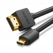 Ugreen HDMI to micro HDMI Cable 2.0v 4K 60Hz - HDMI към microHDMI кабел (200 см) (черен) 1